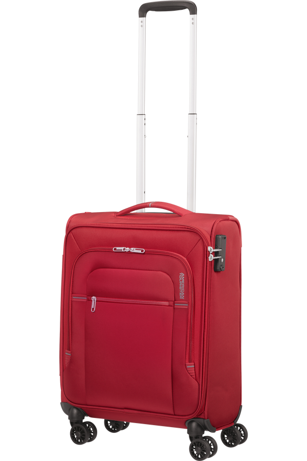 American Tourister Crosstrack Spinner 55cm  Red/Grey