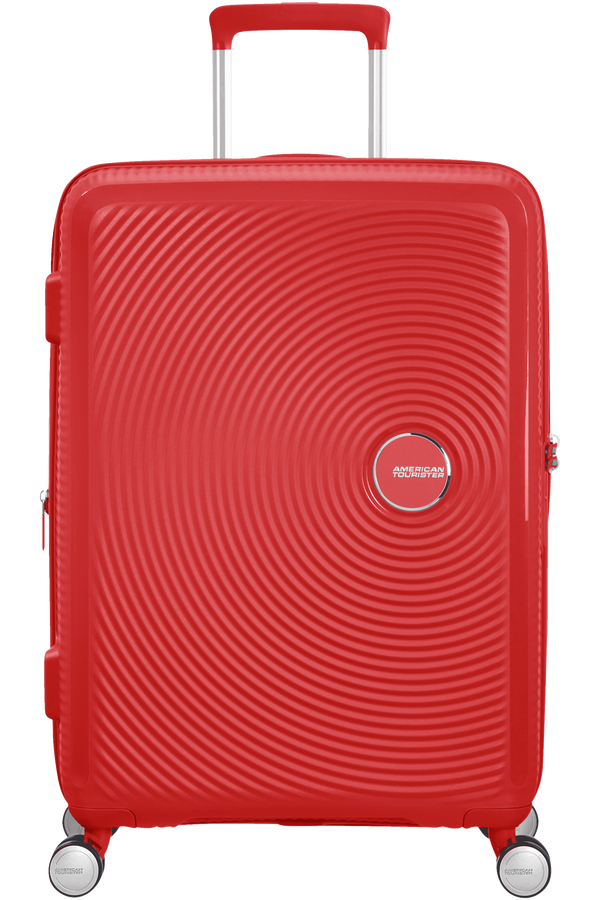 American Tourister Soundbox Spinner Expandable 67cm  Coral Red