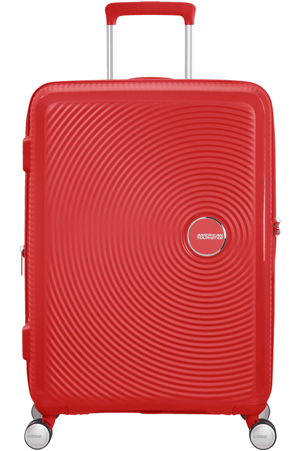 American Tourister Soundbox Spinner Expandable 67cm Coral Red