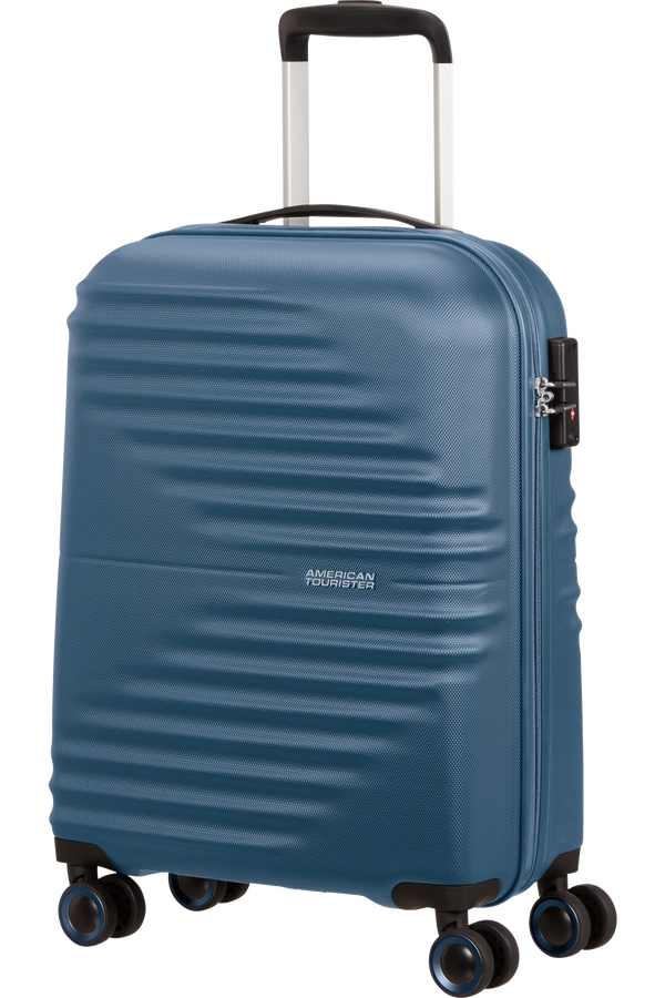 American Tourister Wavetwister Spinner TSA 55cm  Dark Navy
