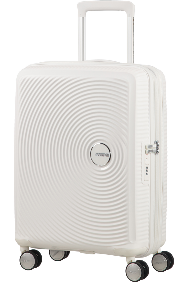 American Tourister Soundbox Spinner espandibile 55cm Pure White American Tourister Soundbox Spinner espandibile 55cm Pure White