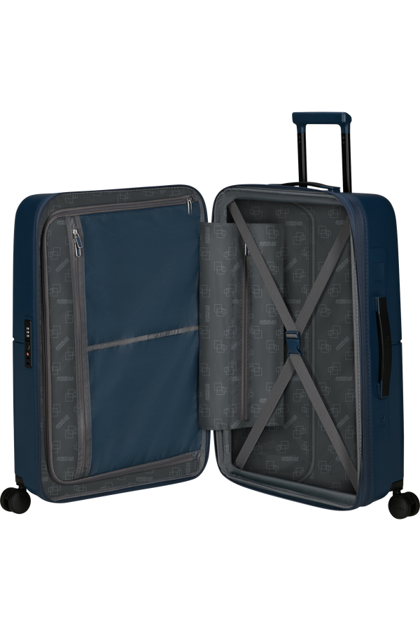 American Tourister DashPop Spinner Expandable TSA 67cm Midnight Blue American Tourister DashPop Spinner Expandable TSA 67cm Midnight Blue