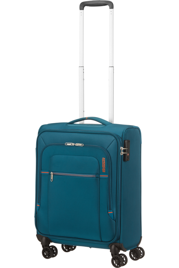 American Tourister Crosstrack Spinner 55cm  Navy/Orange