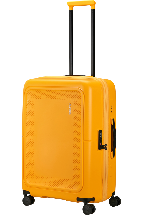 American Tourister DashPop Spinner Expandable TSA 67cm Golden Yellow American Tourister DashPop Spinner Expandable TSA 67cm Golden Yellow