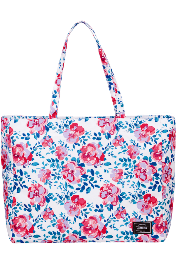 American Tourister Sunside Beachbag Print Colour Flowers