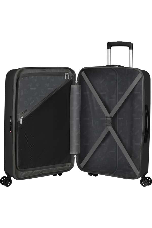 American Tourister Rejoy Spinner 68/25 Tsa 68  True Black