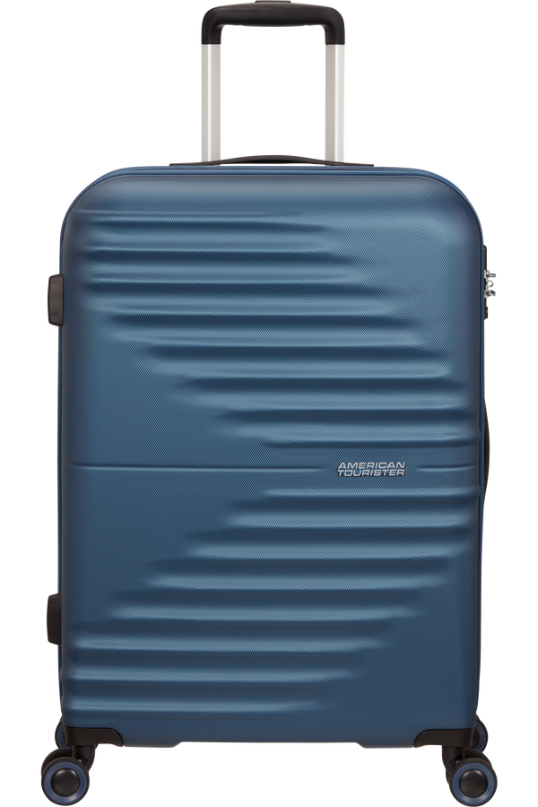 American Tourister Wavetwister Spinner TSA 66cm  Dark Navy