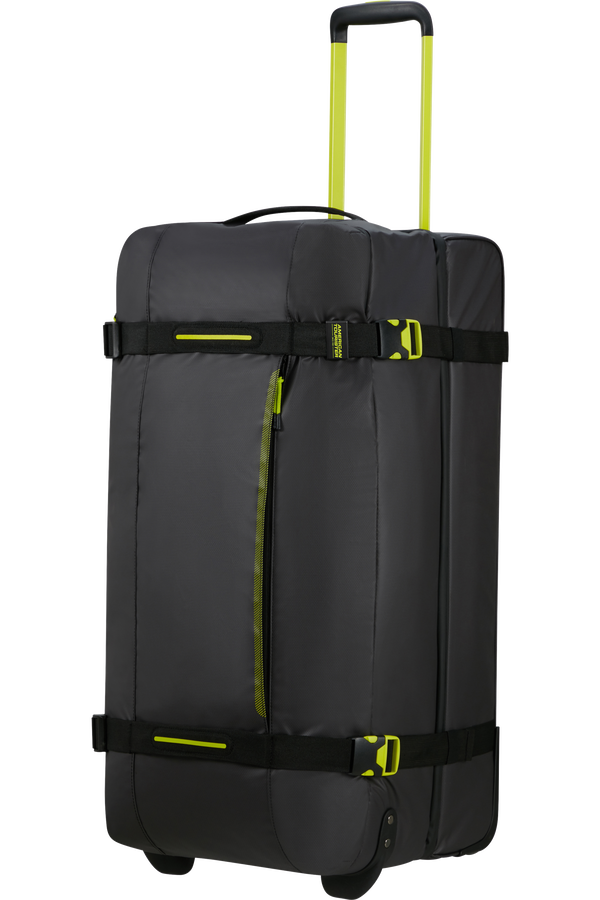 American Tourister Urban Track Duffle with wheels Coated L  Black/Lime