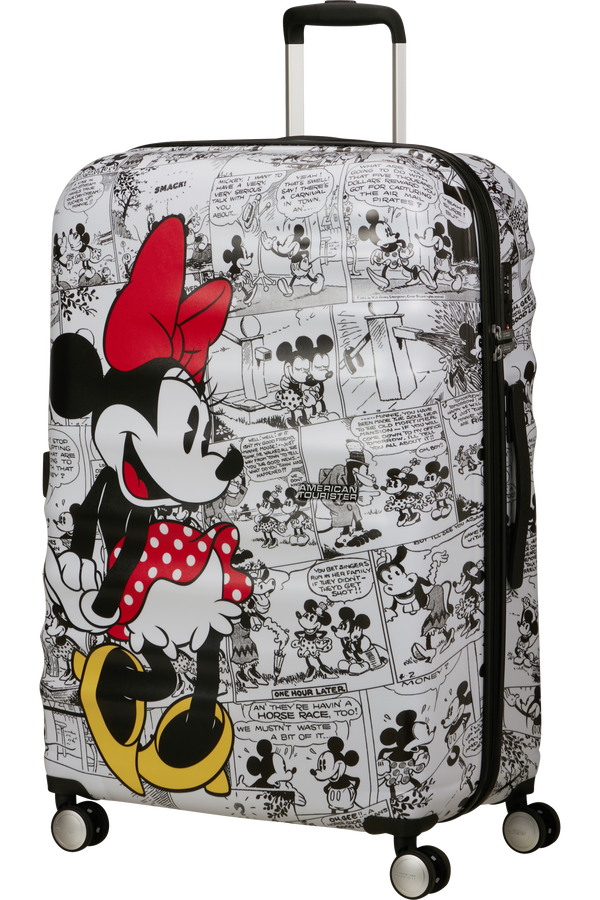American Tourister Disney Wavebreaker Spinner TSA Disney Fl 77cm  Minnie Comics White American Tourister Disney Wavebreaker Spinner TSA Disney Fl 77cm  Minnie Comics White