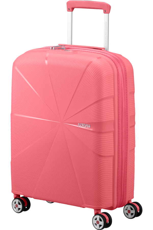 American Tourister Starvibe Spinner Expandable TSA 55cm Sun Kissed Coral American Tourister Starvibe Spinner Expandable TSA 55cm Sun Kissed Coral