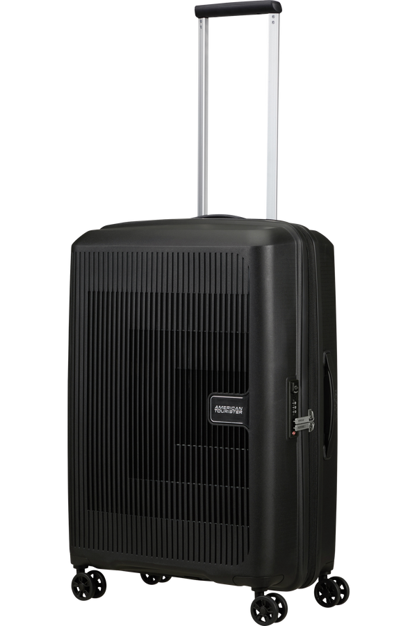 American Tourister Aerostep Spinner 67/24 Exp Tsa 67cm  Nero American Tourister Aerostep Spinner 67/24 Exp Tsa 67cm  Nero
