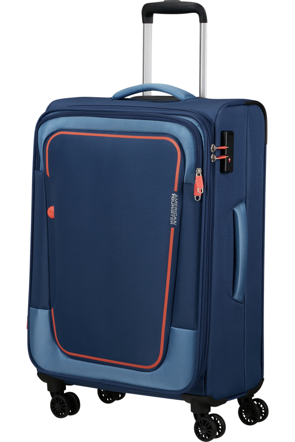 American Tourister Pulsonic Spinner Expandable 68cm  Combat Navy