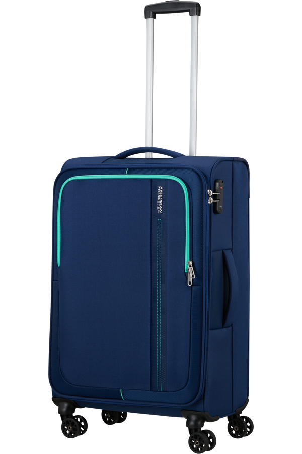 American Tourister Sea Seeker Spinner 68/25 Tsa 68cm  Combat Navy