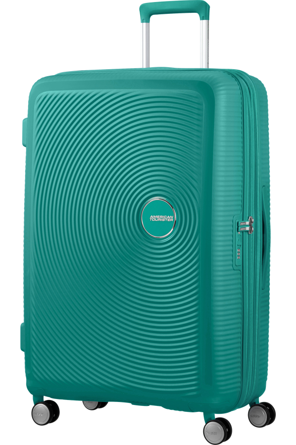 American Tourister Soundbox Spinner TSA Expandable 77cm  Forest Green