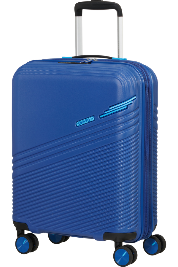 American Tourister Triple Trace Spinner TSA Expandable 55cm  Navy/Blue American Tourister Triple Trace Spinner TSA Expandable 55cm  Navy/Blue