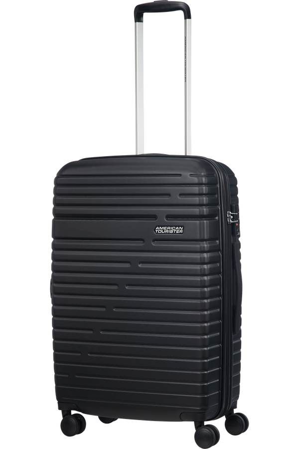 American Tourister Aero Racer Spinner M Expandable 68cm  Jet Black