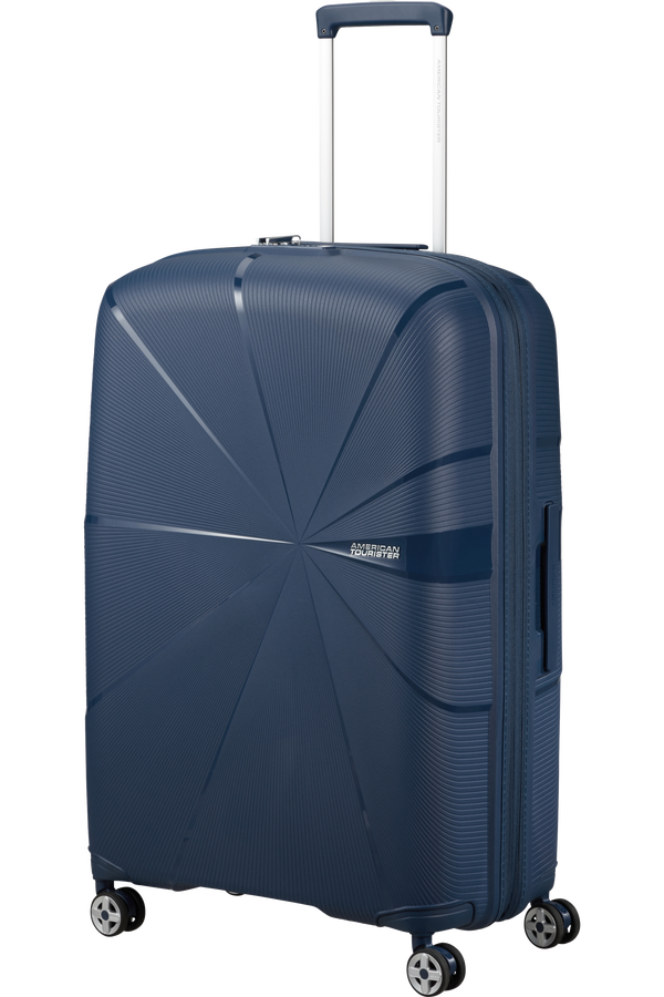 American Tourister Starvibe Spinner Expandable 77cm Navy American Tourister Starvibe Spinner Expandable 77cm Navy