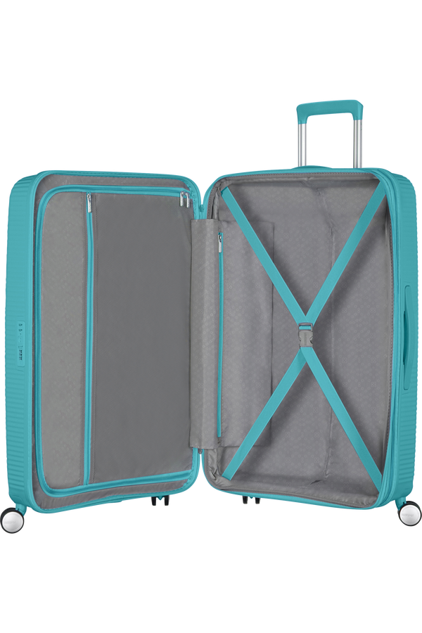 American Tourister Soundbox Spinner Expandable 77cm  Turquoise Tonic American Tourister Soundbox Spinner Expandable 77cm  Turquoise Tonic