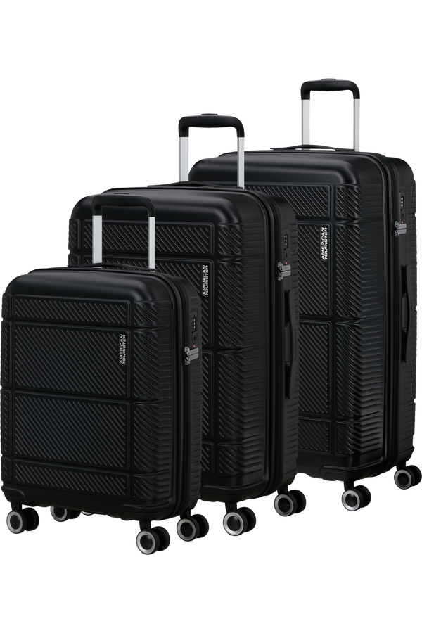 American Tourister Speedplay 3 PC Set A  Nero