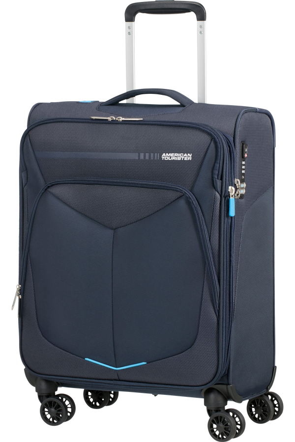 American Tourister Summerfunk Spinner Exp TSA 55cm  Navy