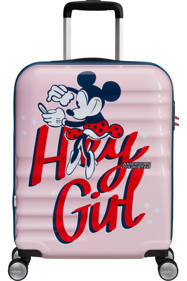 American Tourister Wavebreaker Disney Spinner Disney 55cm  Minnie Darling Pink