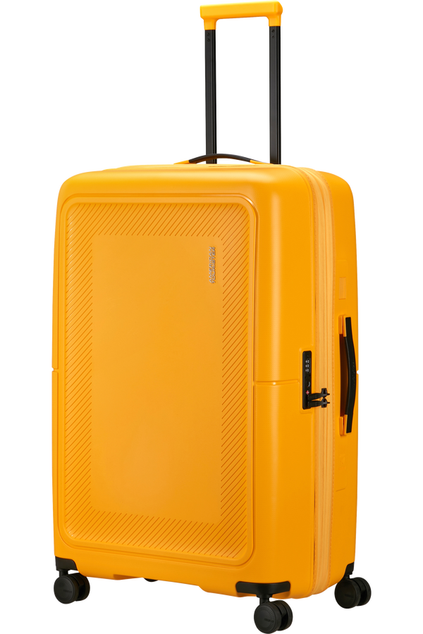 American Tourister DashPop Spinner Expandable TSA 77cm Golden Yellow American Tourister DashPop Spinner Expandable TSA 77cm Golden Yellow