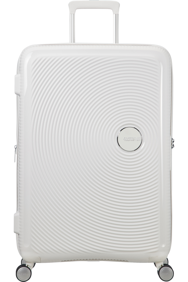 American Tourister Soundbox Spinner espandibile 77cm Pure White