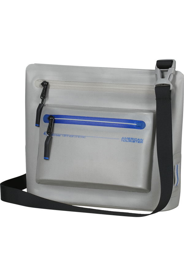 Colourdry M Tracolla | American Tourister Colourdry Shoulder Bag M  Glacial Silver