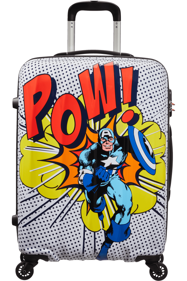 American Tourister Marvel Legends Spinner Alfatwist 65cm  Captain America Pop Art