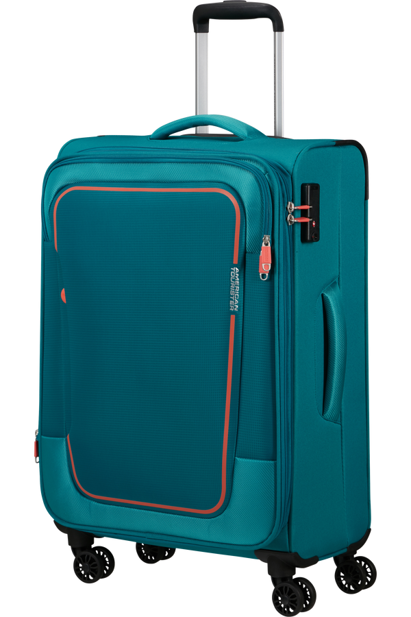 American Tourister Pulsonic Spinner Expandable 68cm  Stone Teal
