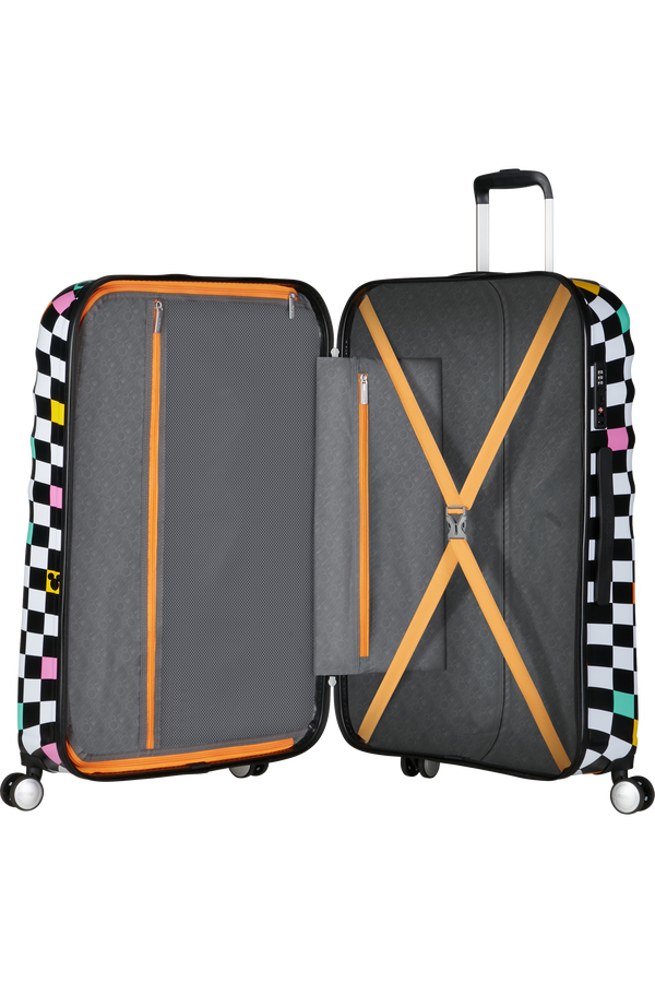 American Tourister Disney Wavebreaker Spinner TSA Disney Fl 77cm  Mickey Check