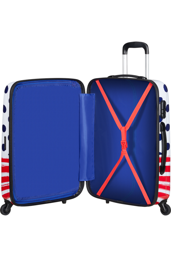 American Tourister Disney Legends Spinner 65cm  Minnie Blue Dots