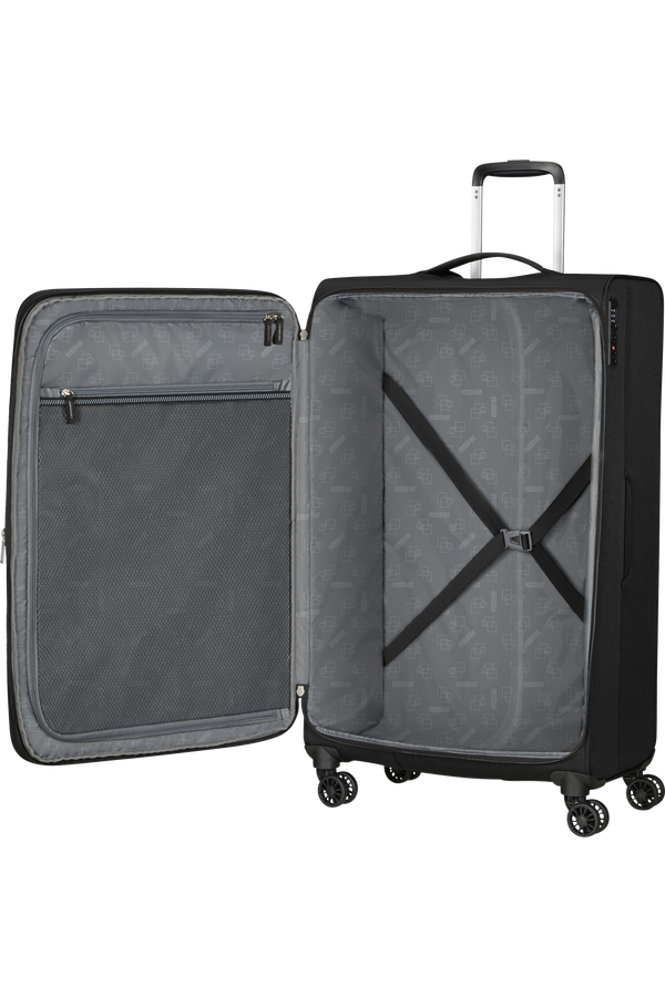 American Tourister Aerospin Spinner Expandable L  Nero American Tourister Aerospin Spinner Expandable L  Nero
