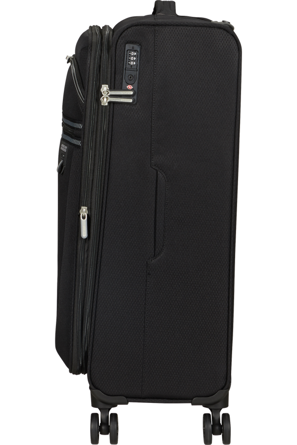 American Tourister Aerospin Spinner Expandable M  Nero American Tourister Aerospin Spinner Expandable M  Nero