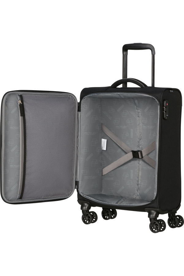 American Tourister Take2cabin Spinner Tsa 55cm  Nero American Tourister Take2cabin Spinner Tsa 55cm  Nero