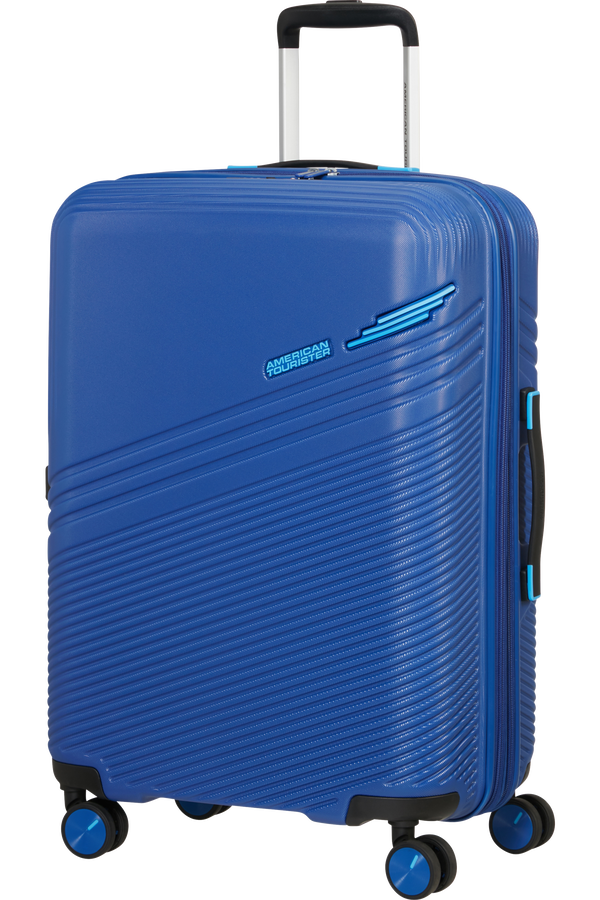 American Tourister Triple Trace Spinner TSA Expandable 67cm  Navy/Blue