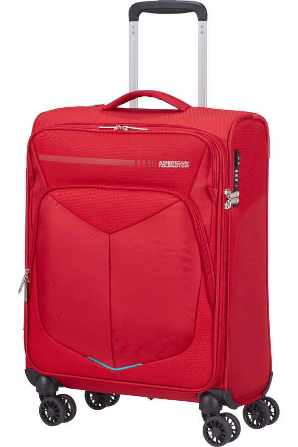 American Tourister Summerfunk Spinner Strict TSA 55cm  Rosso