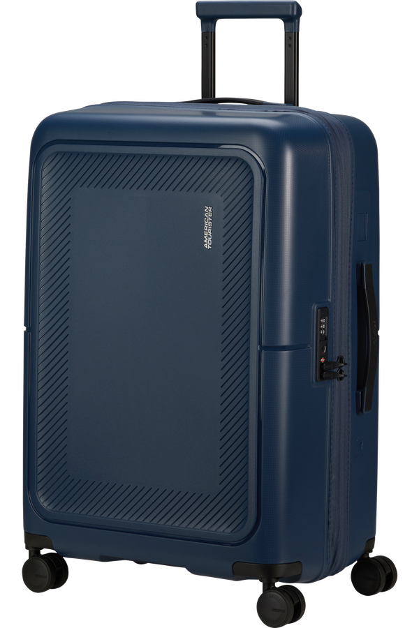 American Tourister DashPop Spinner Expandable TSA 67cm Midnight Blue American Tourister DashPop Spinner Expandable TSA 67cm Midnight Blue
