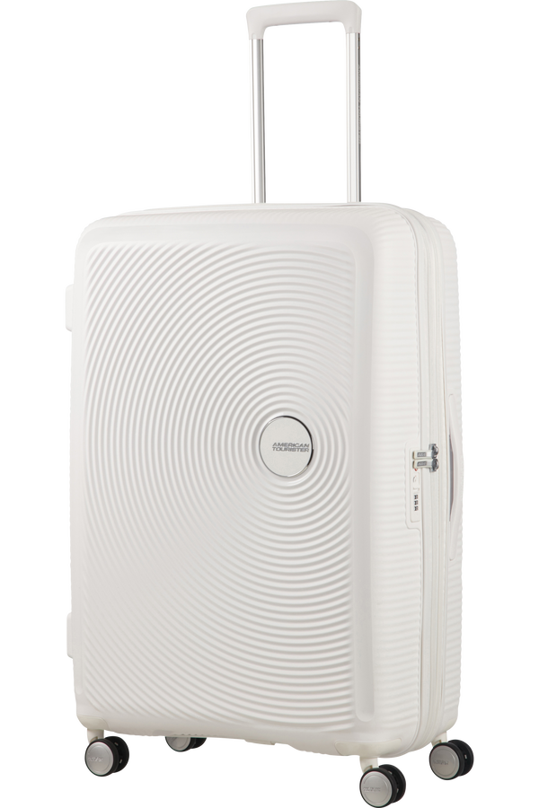 American Tourister Soundbox Spinner espandibile 77cm Pure White