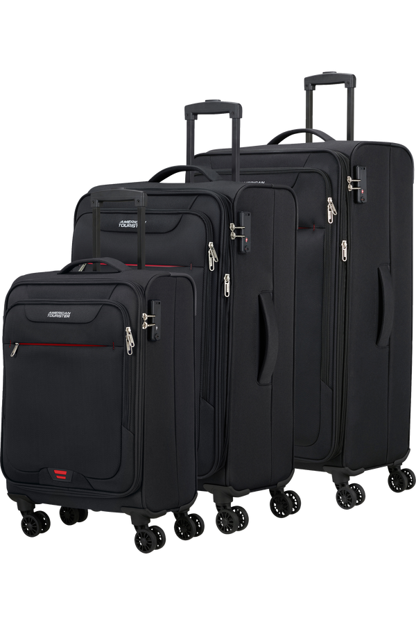 American Tourister Street Roll 3 Pc Set B Nero
