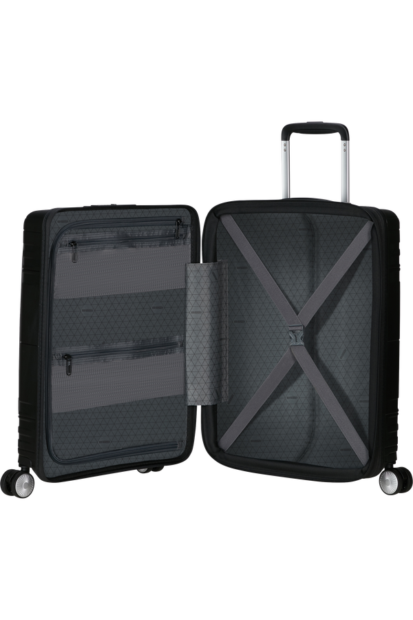 American Tourister Hello Cabin Spinner Expandable 55cm  Grey Melange American Tourister Hello Cabin Spinner Expandable 55cm  Grey Melange