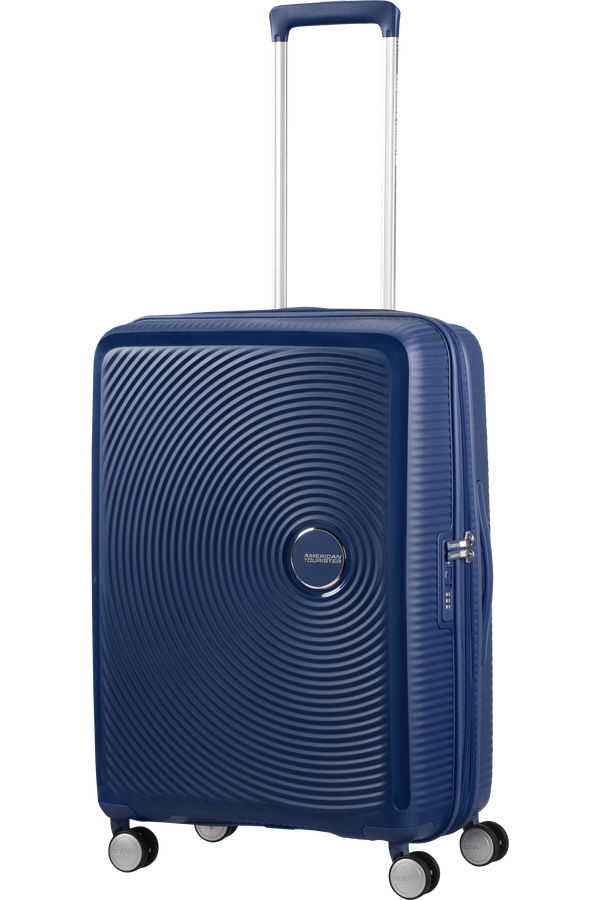 American Tourister Soundbox Spinner espandibile 67cm Midnight Navy