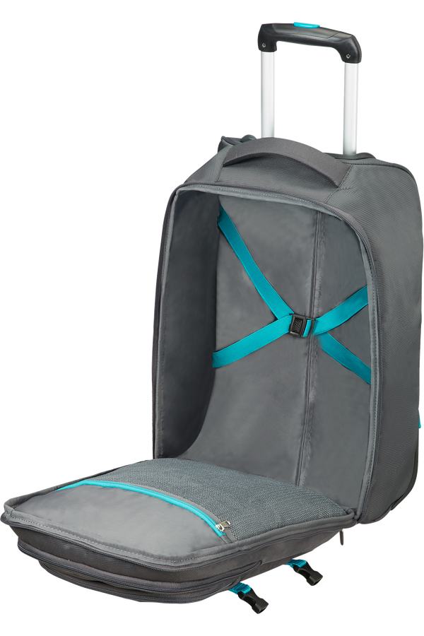 American Tourister Road Quest Zaino porta con ruote pc 39.6cm/15.6inch  Grey/Turquoise