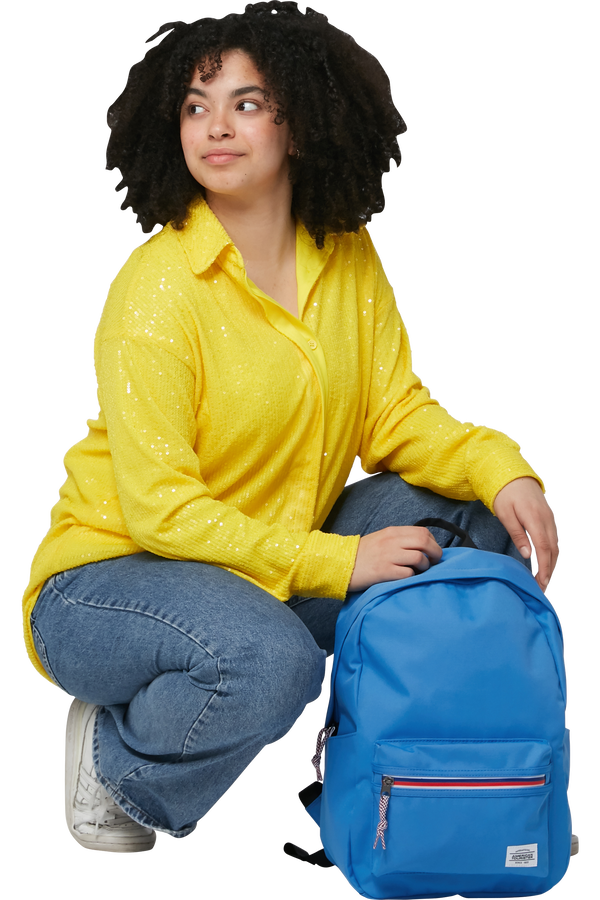 American Tourister UpBeat Backpack Zip  Tranquil Blue