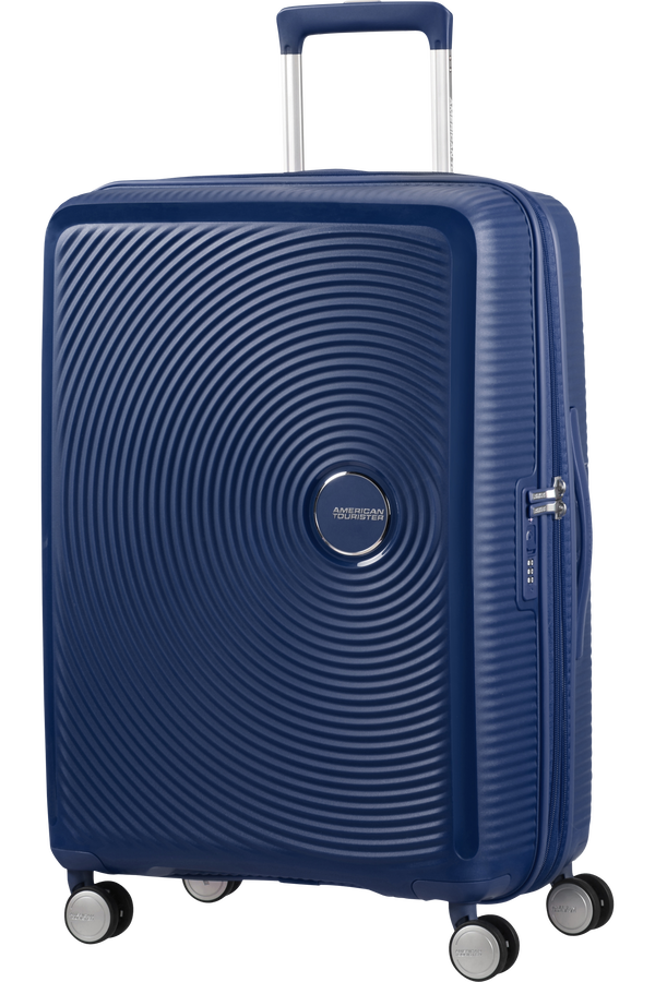 American Tourister Soundbox Spinner espandibile 67cm Midnight Navy American Tourister Soundbox Spinner espandibile 67cm Midnight Navy