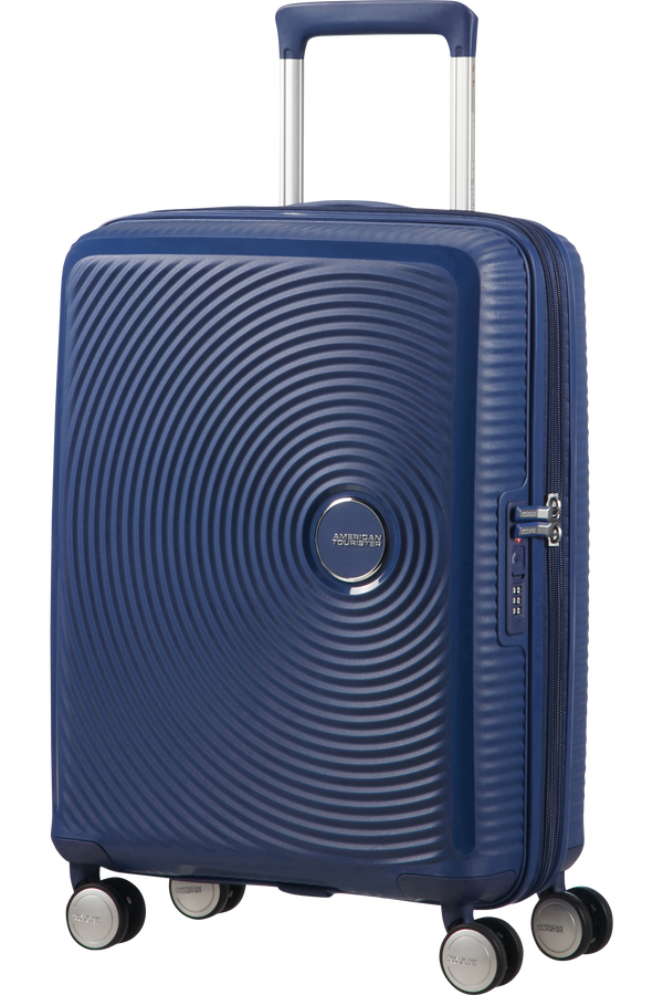 American Tourister Soundbox Spinner espandibile 55cm Midnight Navy