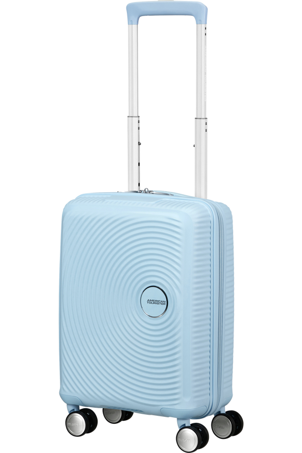 American Tourister Soundbox Mini Spinner 47cm  Pastel Blue American Tourister Soundbox Mini Spinner 47cm  Pastel Blue