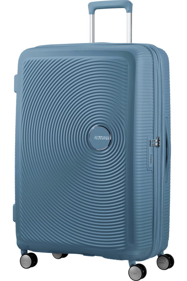 American Tourister Soundbox Spinner Expandable 77cm  Stone Blue