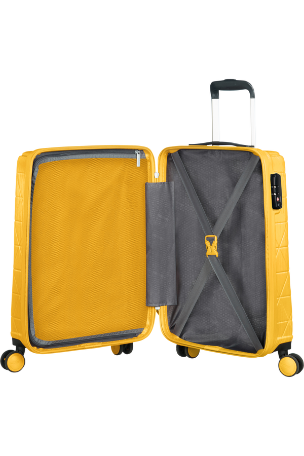 American Tourister Triangolo Spinner TSA 55cm  Honey Yellow