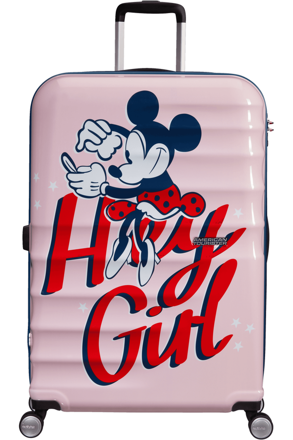 American Tourister Wavebreaker Disney Spinner Disney 77cm  Minnie Darling Pink